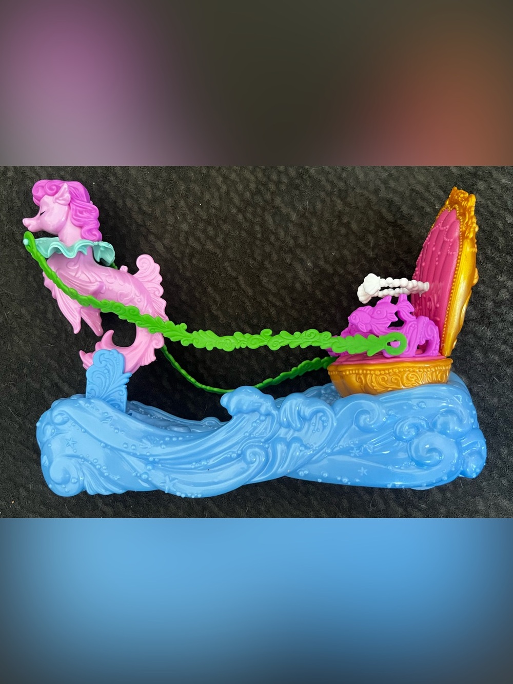Disney Little Mermaid Seahorse Chariot Good Condition